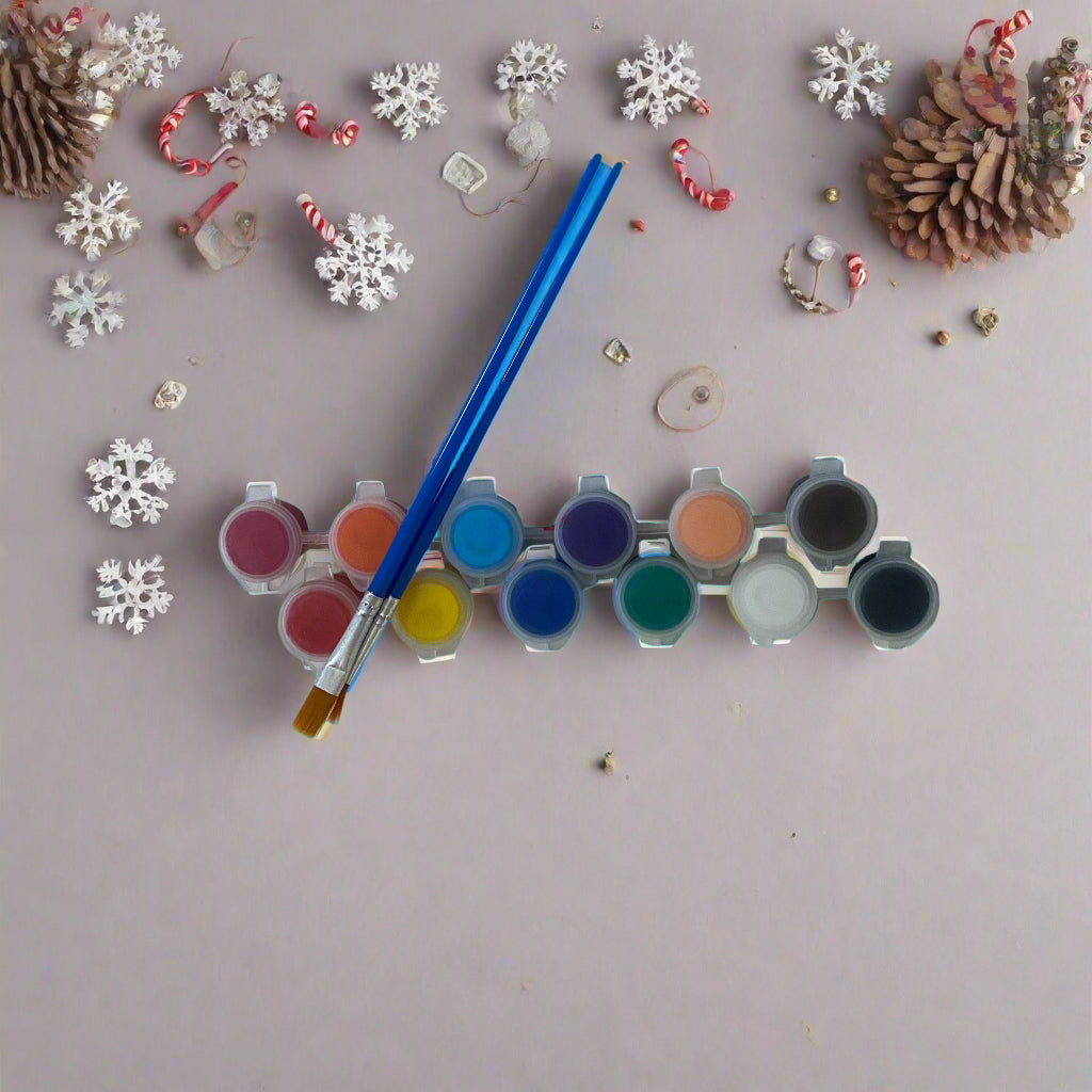 Frosty Wood Ornament- DIY Ornament Kit