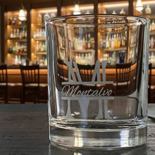 Monogram Name Whisky Glass