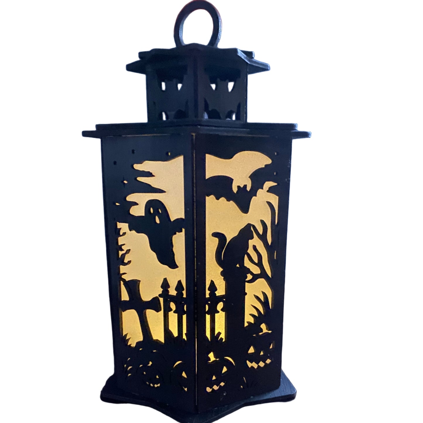 Haunted Glow: Halloween Silhouette Lanterns