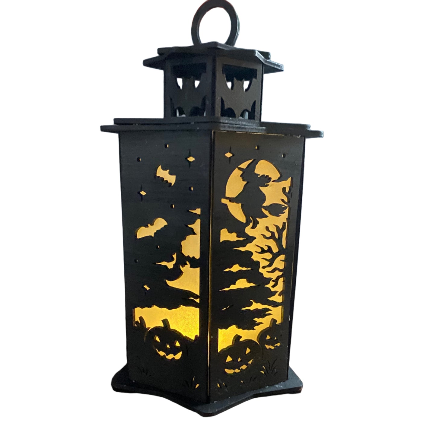 Haunted Glow: Halloween Silhouette Lanterns