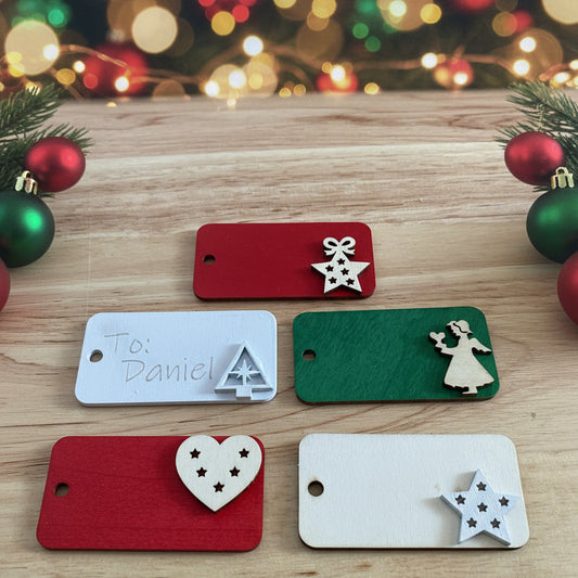 Believe- Wood Gift Tags