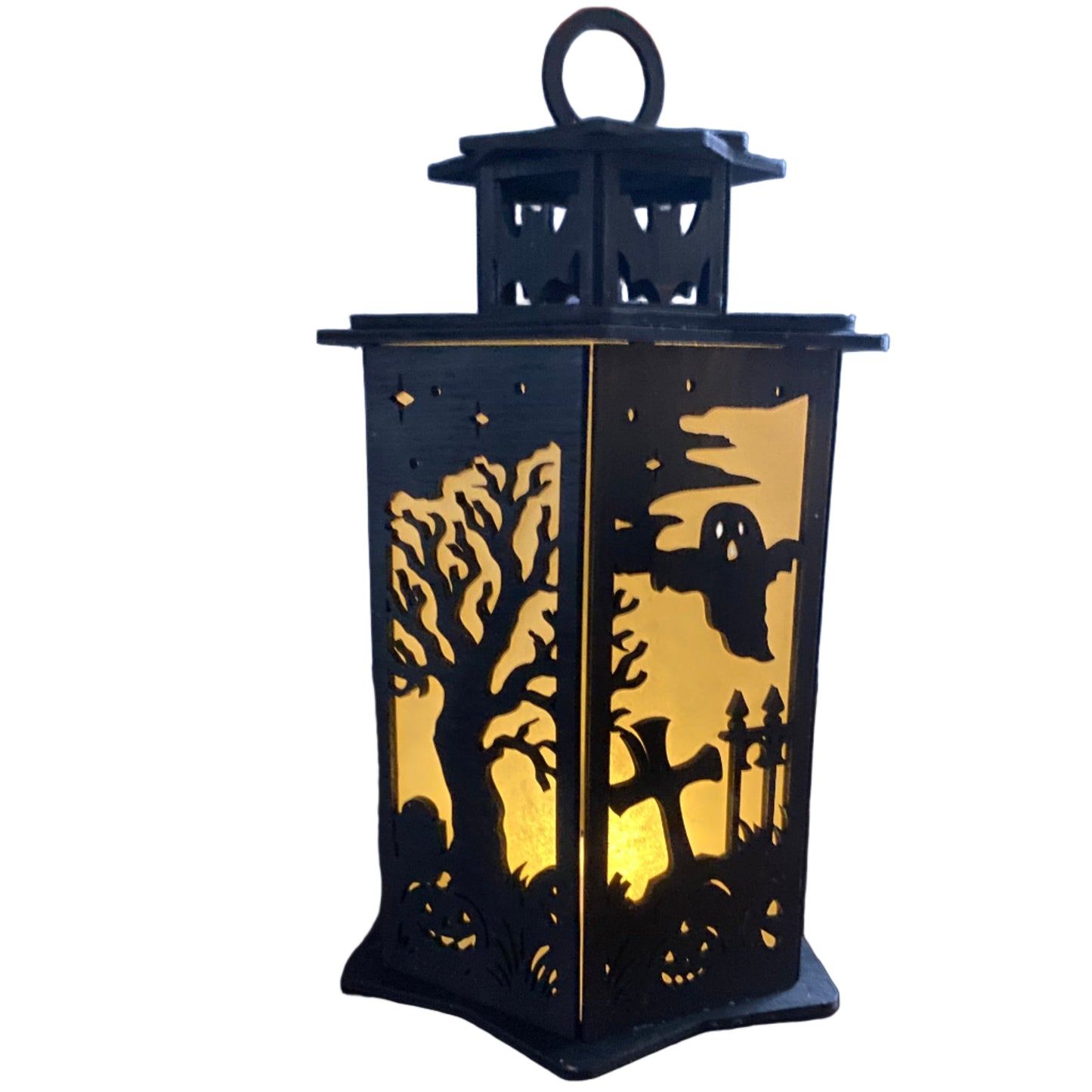 Haunted Glow: Halloween Silhouette Lanterns