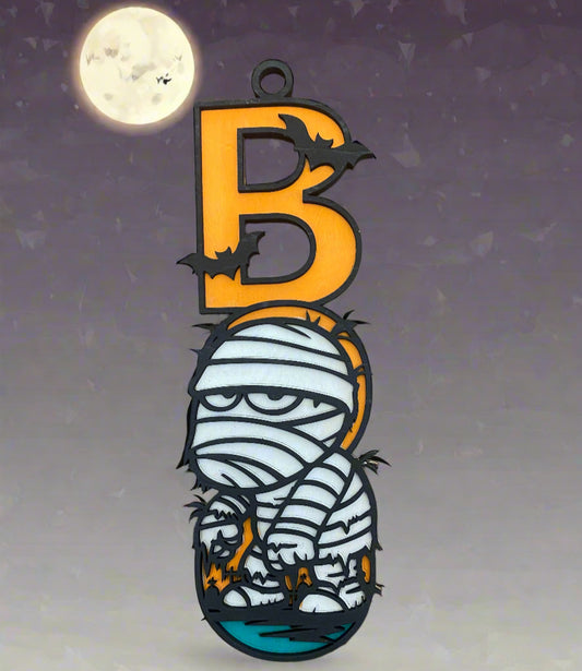 Grumpy Mummy BOO – Spooky Wall Art for the Seasonally Exhausted