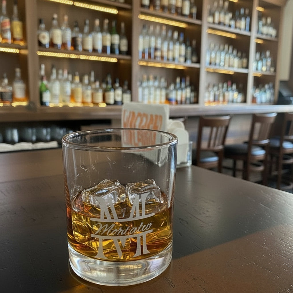Monogram Name Whisky Glass