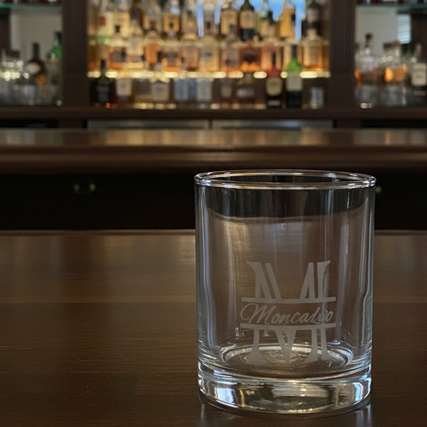 Monogram Name Whisky Glass