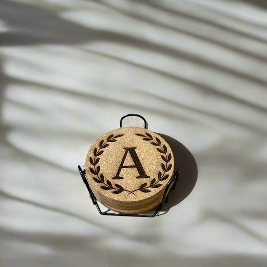 Monogram in wreath