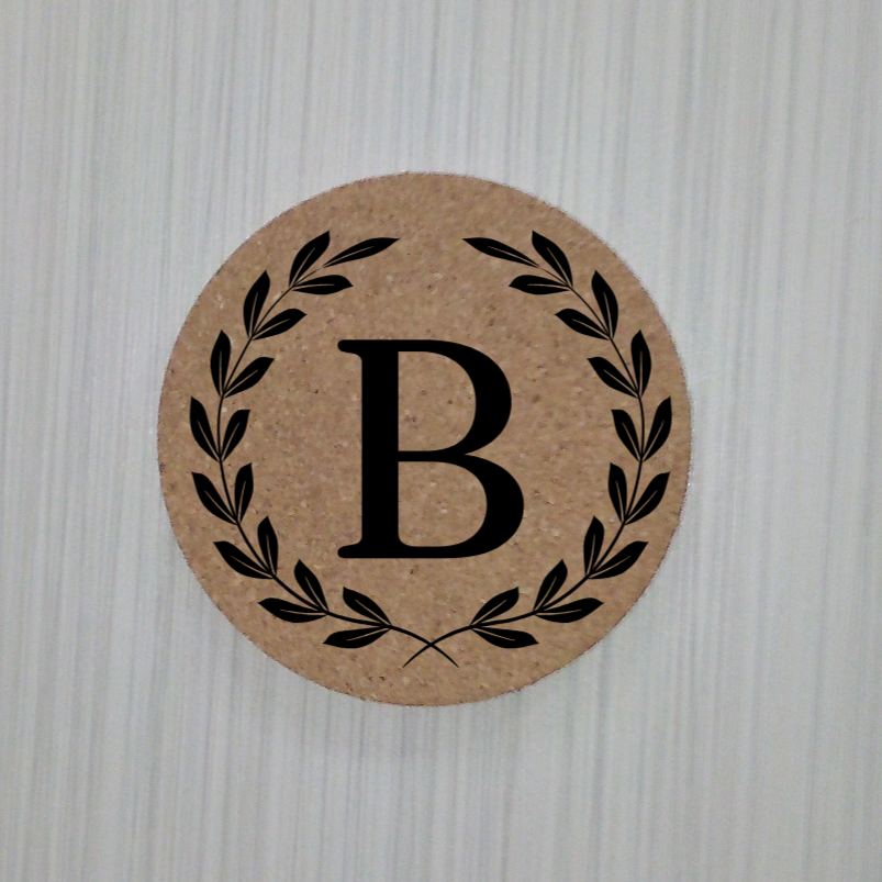 Monogram in wreath