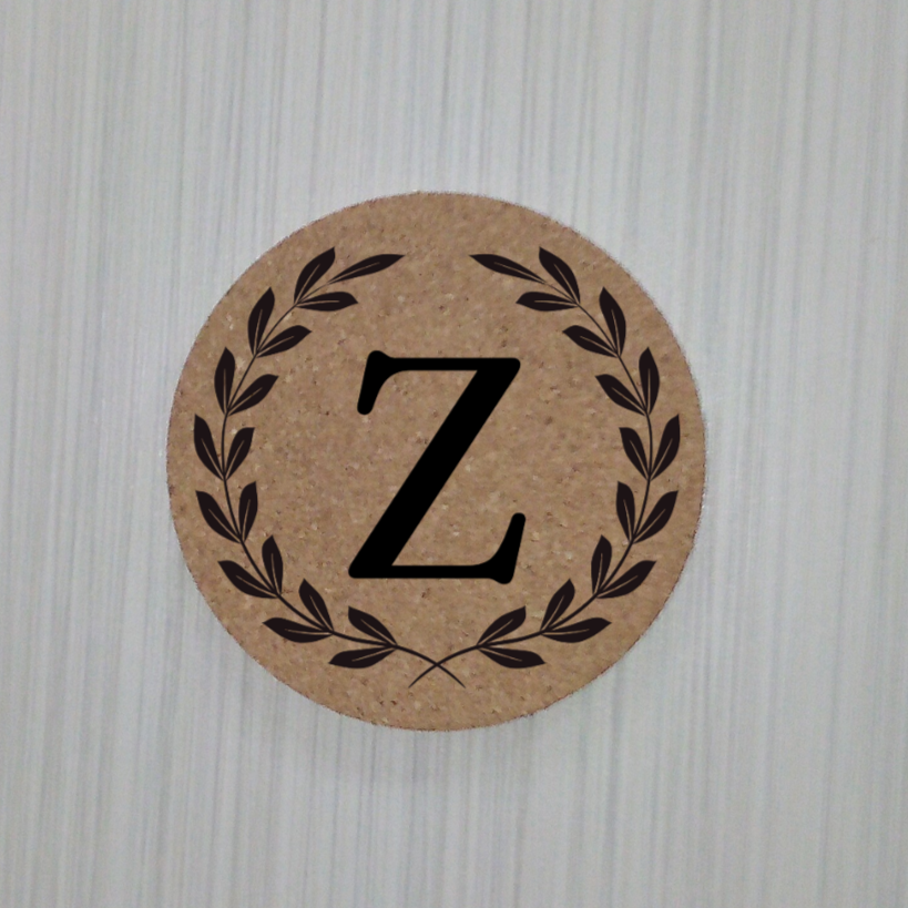 Monogram in wreath