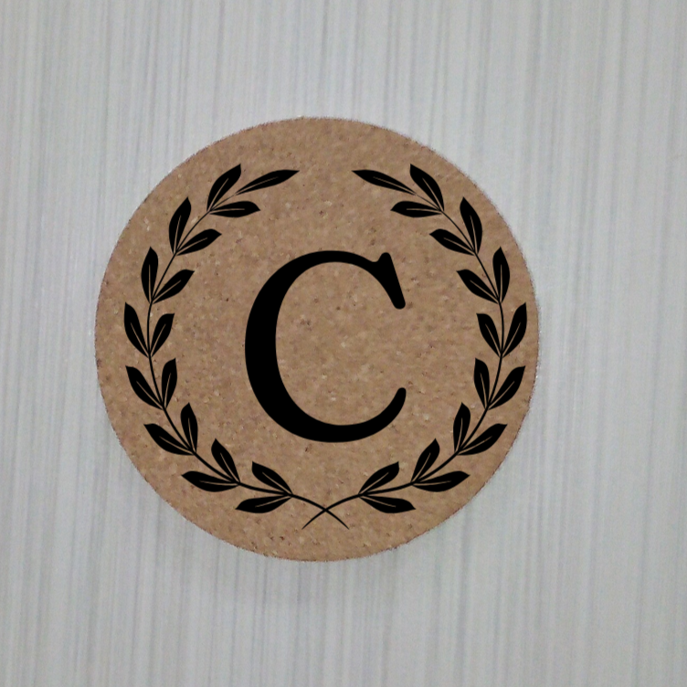 Monogram in wreath