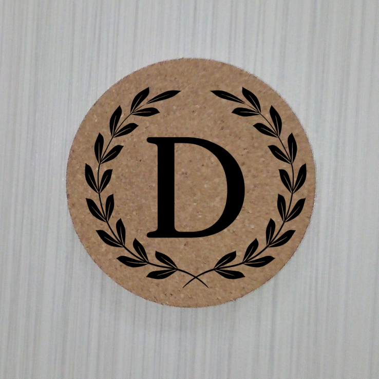 Monogram in wreath
