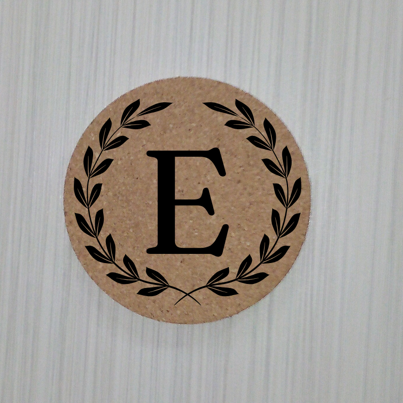 Monogram in wreath