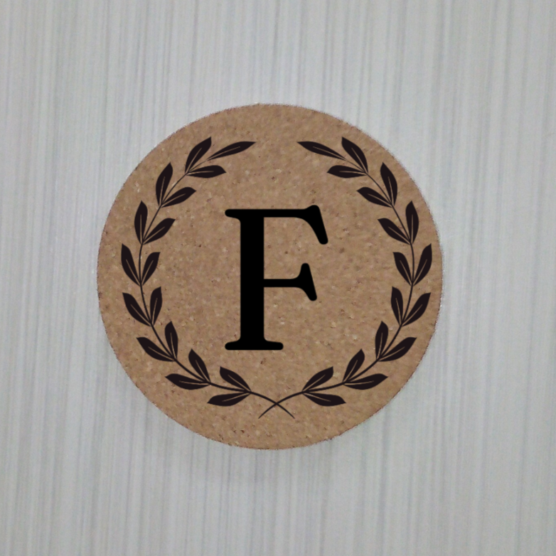 Monogram in wreath