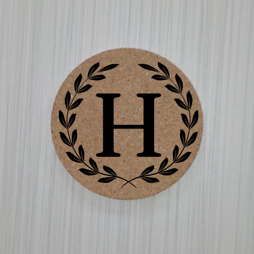 Monogram in wreath