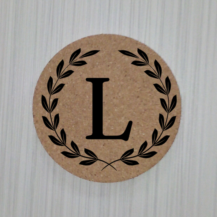 Monogram in wreath
