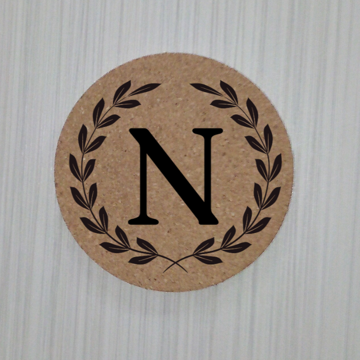 Monogram in wreath