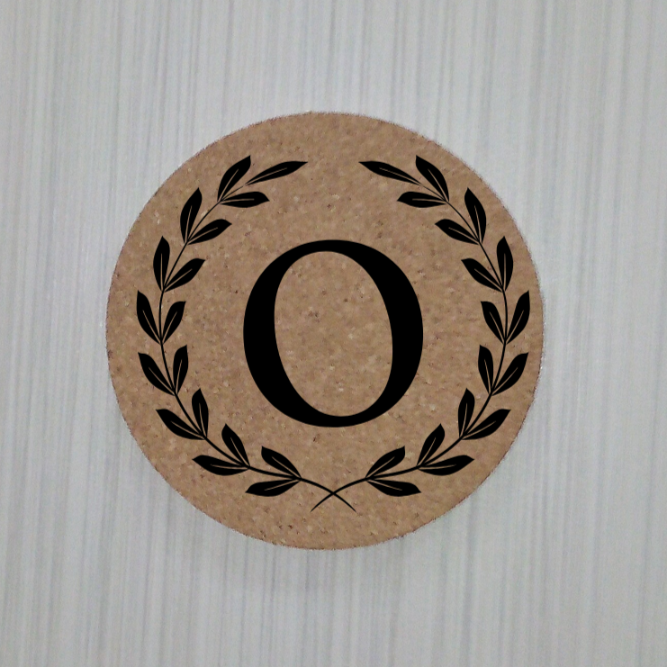 Monogram in wreath