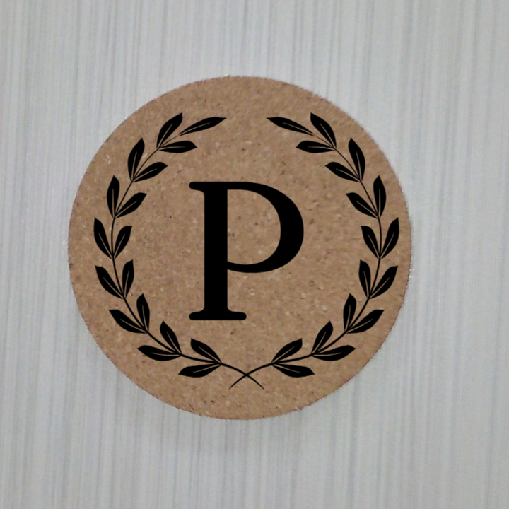 Monogram in wreath