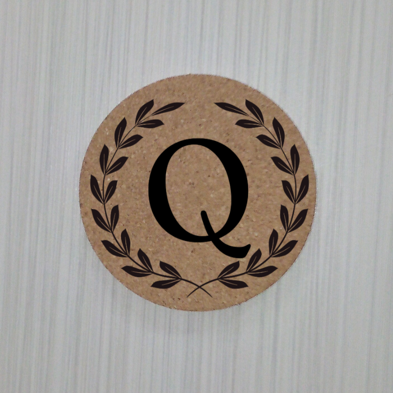 Monogram in wreath