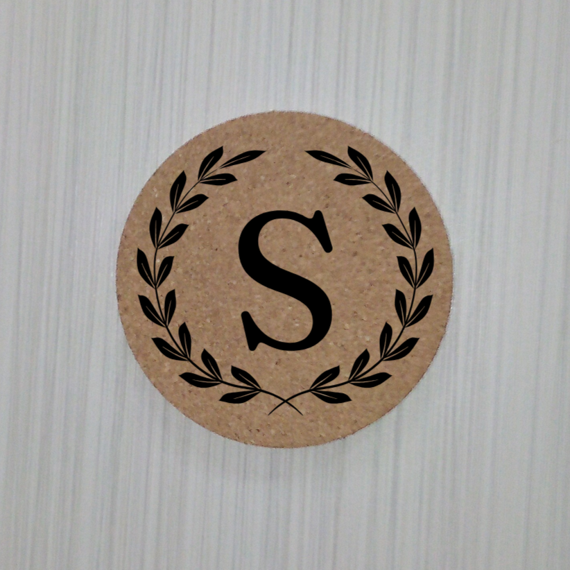 Monogram in wreath