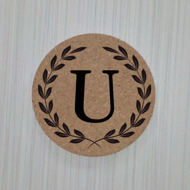 Monogram in wreath