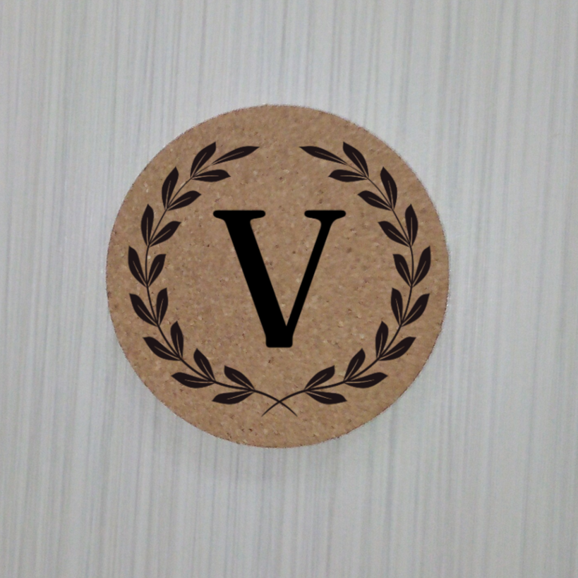 Monogram in wreath