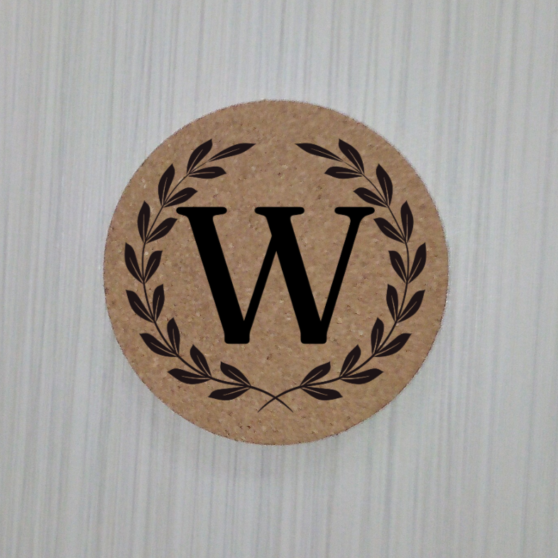 Monogram in wreath