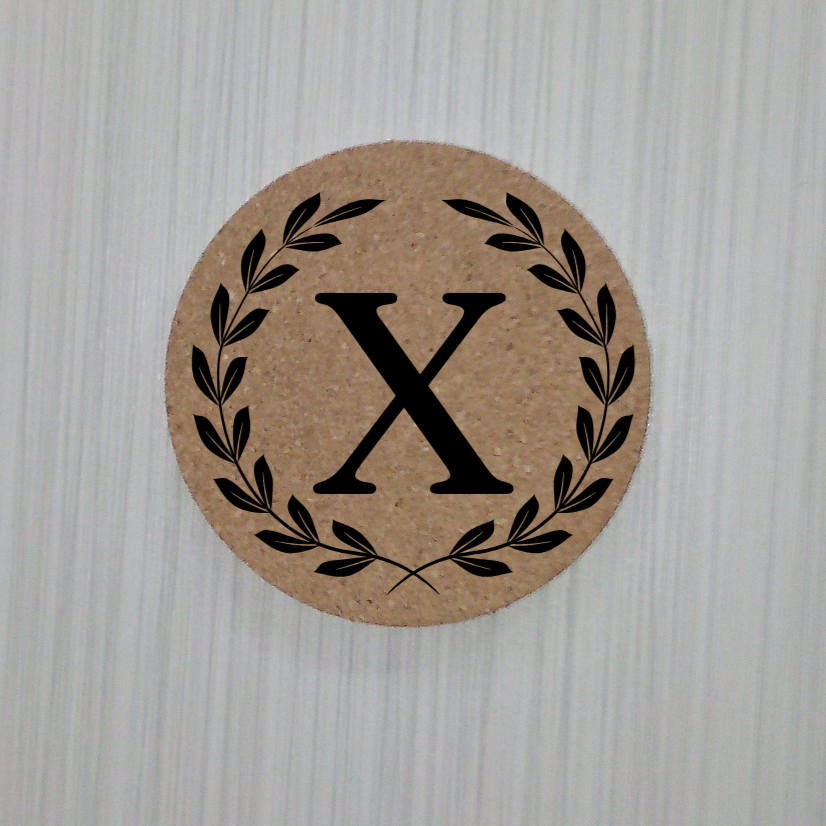 Monogram in wreath