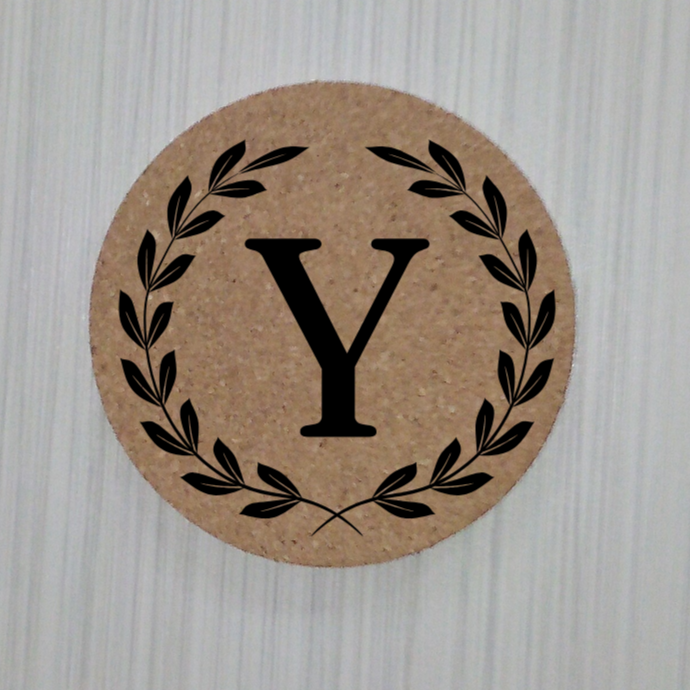 Monogram in wreath