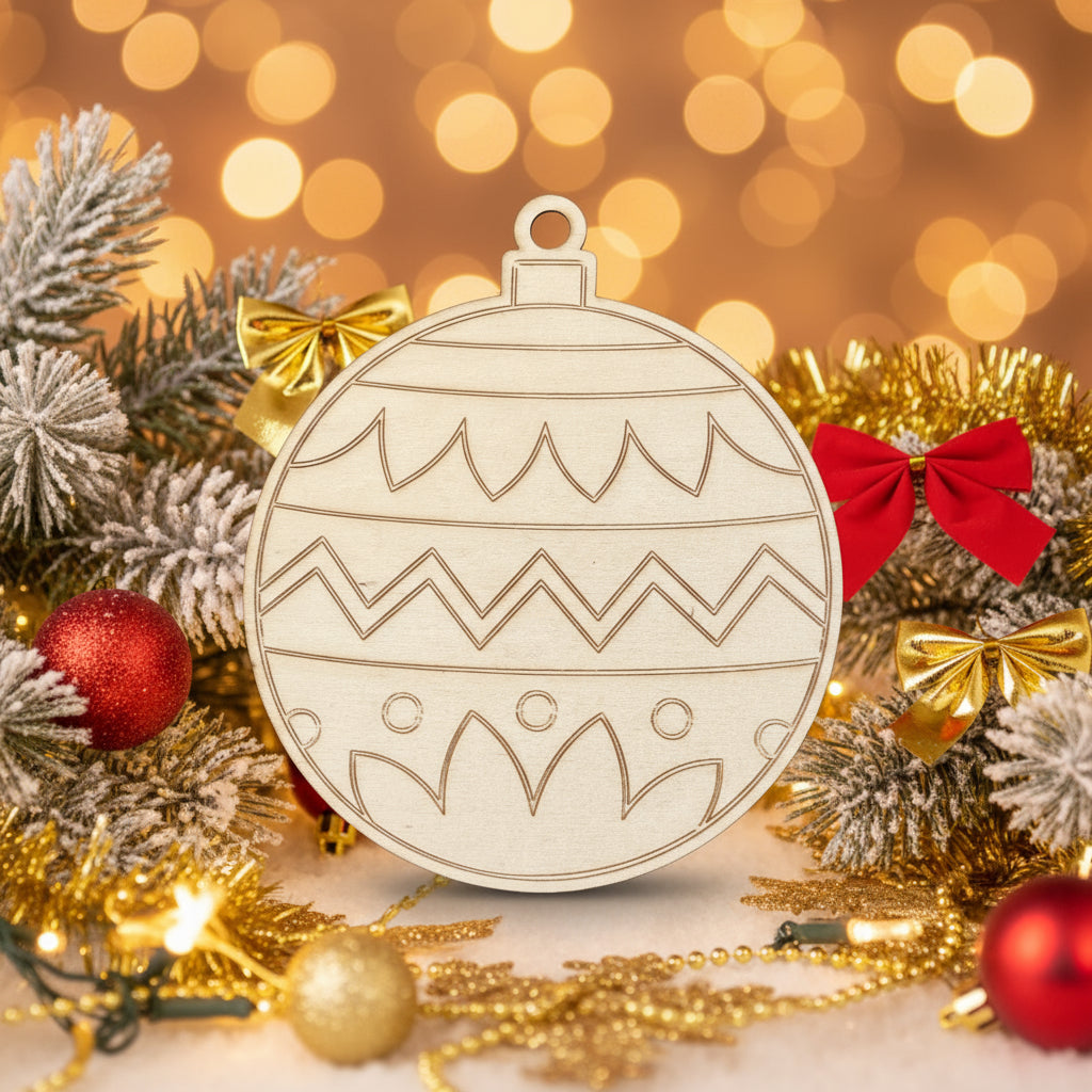 Christmas Wood Ornament- DIY Ornament Kit