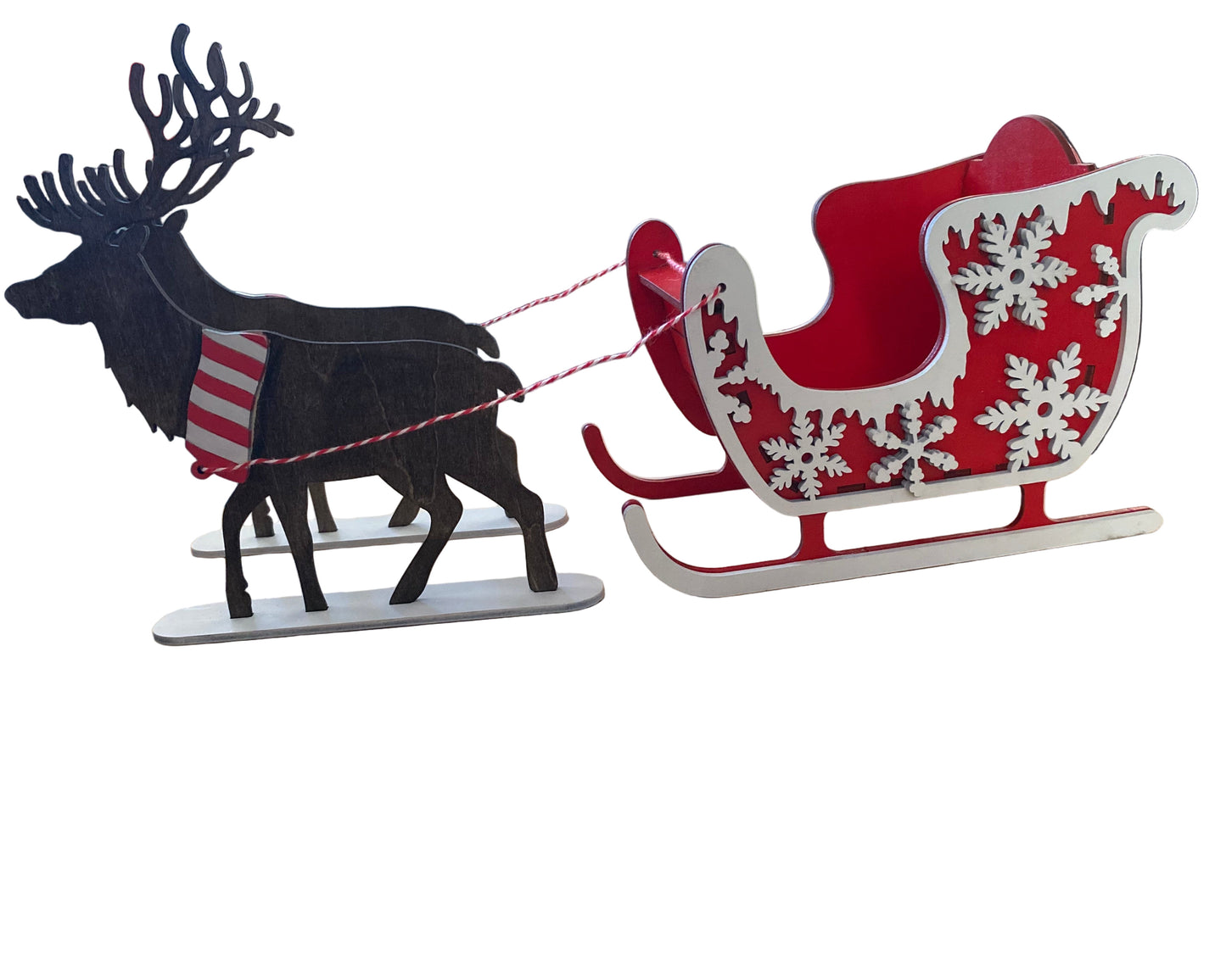 Winter Wishes: Sleigh & Reindeer Keepsake