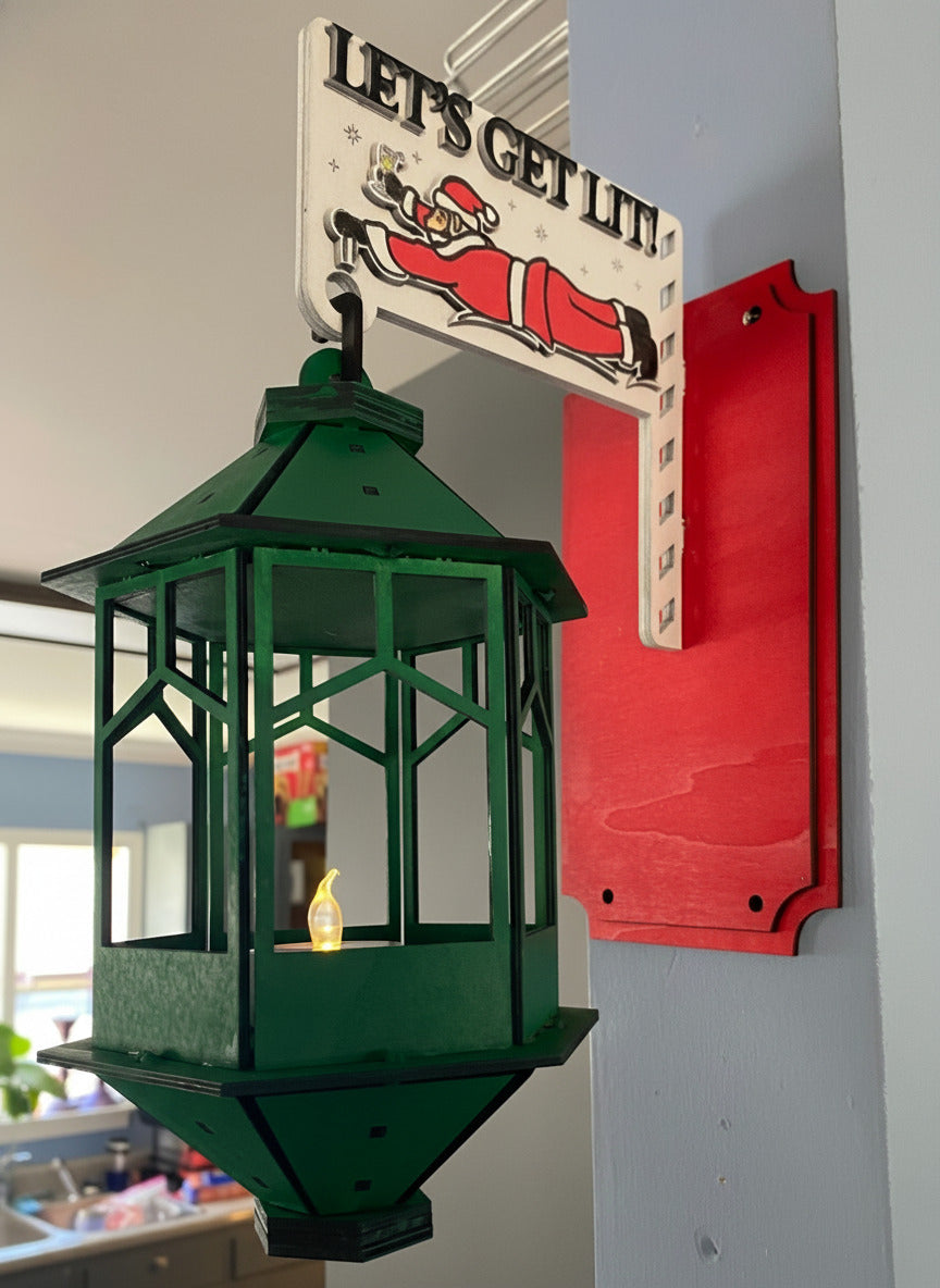 Let's Get Lit! Santa’s Party Lantern