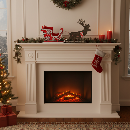 Winter Wishes: Sleigh & Reindeer Keepsake