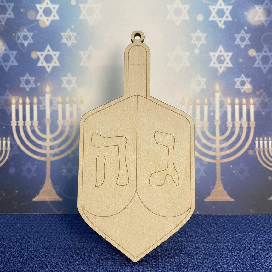 “Spin & Shine” Hanukkah Dreidel DIY Ornament Kit