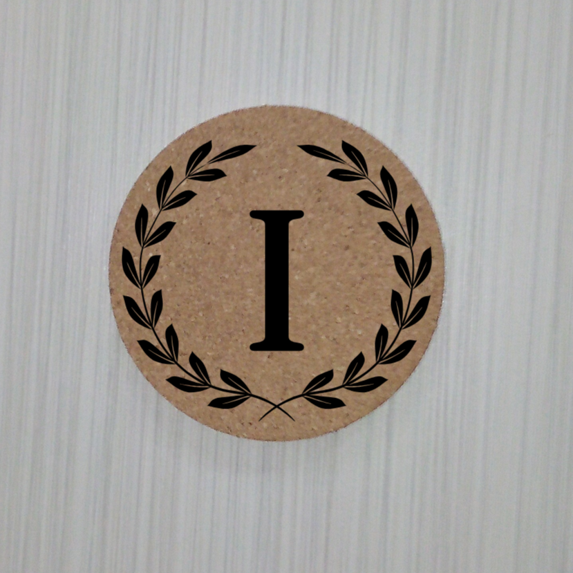 Monogram in wreath