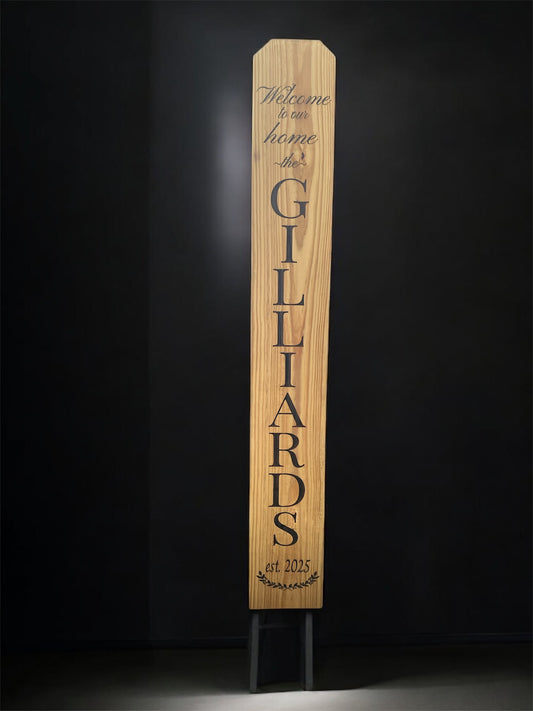 Custom Welcome Home Sign