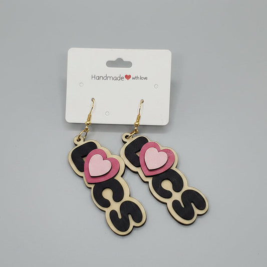 Locs Love – Multilayer Wood Earrings