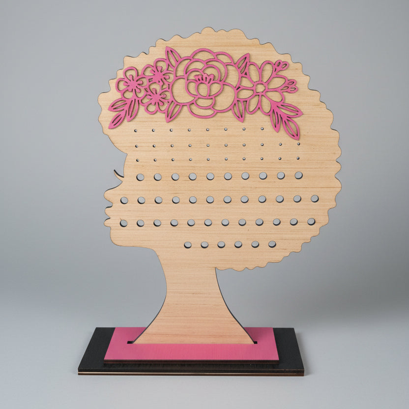 Fro Queen Earring Display Stand
